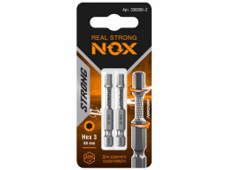 Бита torsion E6,3 Hex3-50, 2 шт карта STRONG