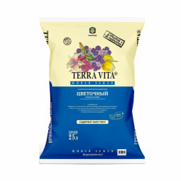 Грунт Живая земля цветочный 25л