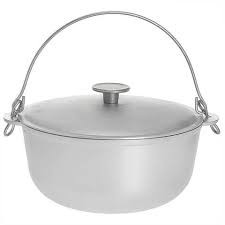 Казан алюминиевый походный с крышкой, 12 л ТМ ГАРДАРИКА 12-1