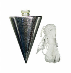 Отвес 400 гр конусный со шнуром 5 м "МАТRIХ"