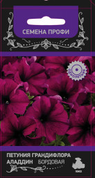 Петуния Аладдин Бордовая грандифлора 30шт ПЦцп