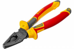 Плоскогубцы комбинированные диэлектрические трехкомпонентные рукоятки до 1000 В 180 мм DENZEL