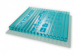 Поликарбонат сотовый SKYGLASS 4мм бирюза 2,1*6