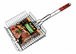 Решетка-гриль 32х26х6 см антипригарная глубокая Твой Пикник