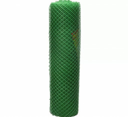 Решетка садовая 15*15 20м 1*20 зеленая ( цена за погонный метр )