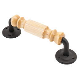 Ручка-скоба модель 9 220мм черная декоративная