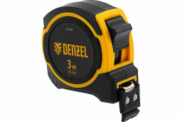 Рулетка 3 м*16мм двухкомпонентный корпус магнитный обрезиненный зацеп Denzel