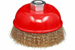 Щетка металлическая чашечная мягкая проволока 100мм*14мм YIDA