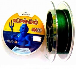 Шнур плетеный Namazu Supahiro d-0,12 цвет в ассортименте