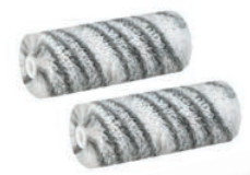Валик 100 мм серые полосы д15мм полиэстер ворс 12мм Color Expert в упаковке 2шт
